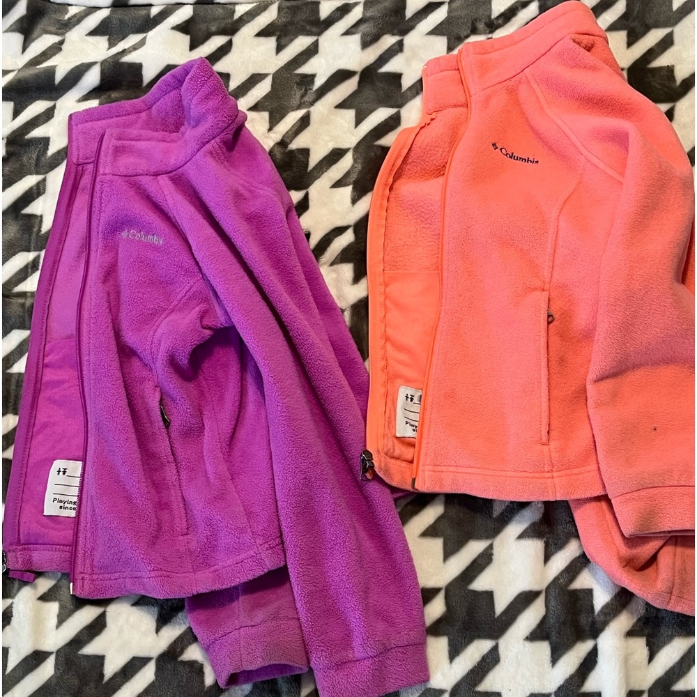 2 Columbia jackets! Size small 7/8 girls!
